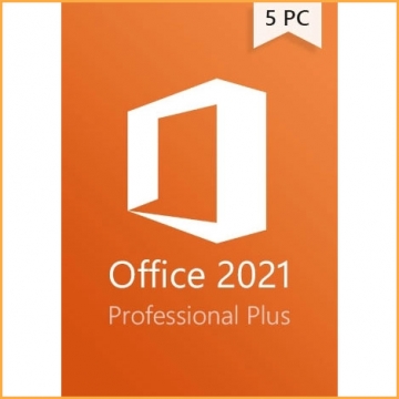 Microsoft Office 2021 Professional Plus - 5 PCs