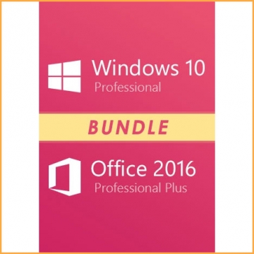 Windows 10 Professional + Office 2016 Pro Plus Bundle