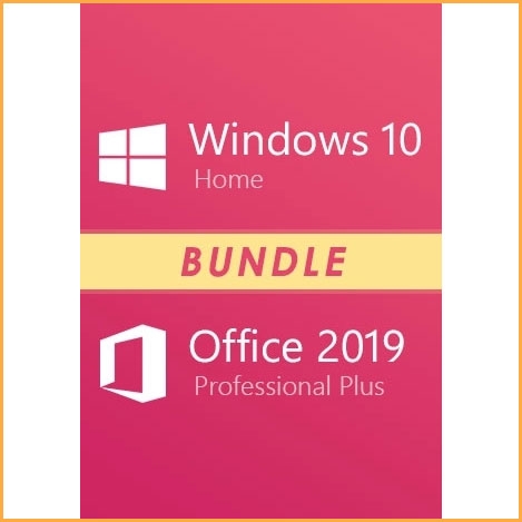 Windows 10 Home + Office 2019 Pro Plus Bundle